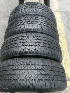 4x 265/65/R17 BRIDGESTONE DUELER 95%THREAD LIFE CALL NATAL 0783564464 IS AVAILABLE NOW IN STOCK