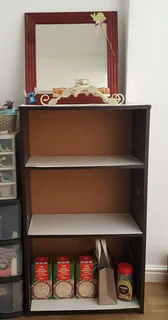 Wooden storage cabinet+mirror on sale! (only until 20 november!)