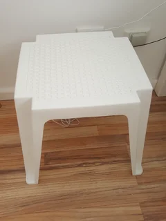 plastic table