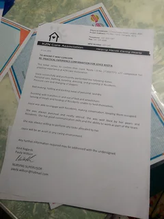 Caregiver Joyce Nyota