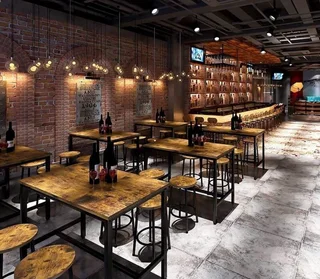 Restaurant chairs and tables