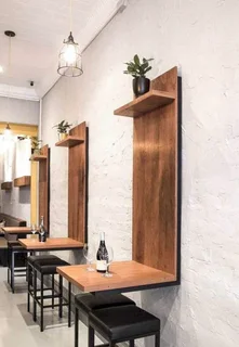 Restaurant chairs and tables