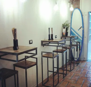 Restaurant chairs and tables