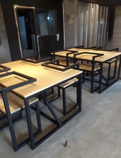 Restaurant chairs and tables