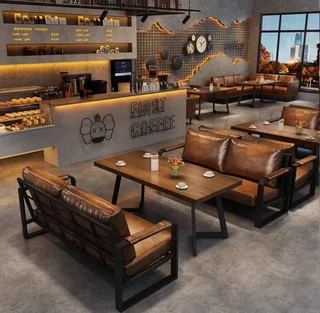 Restaurant chairs and tables