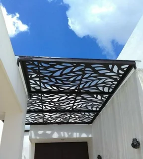  Transform Your Outdoor Space with a Laser-Cut Steel Pergola! 