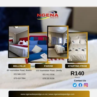 Rooms to book at anytime of stay for a short term stay