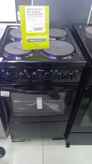 Univa Black , 58 L 4Solid plate stove