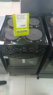 Univa Black , 58 L 4Solid plate stove