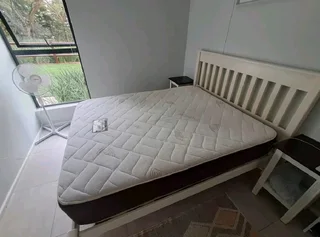 Double bed base and mattress