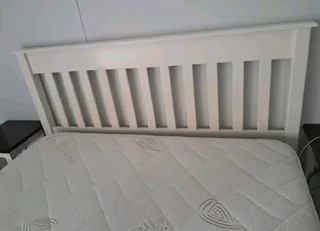 Double bed base and mattress