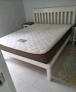 Double bed base and mattress