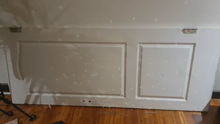 White interior room door
