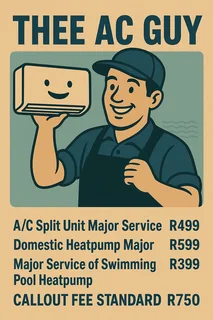 Airconditioning,Domestic and Swimming pool heat pumps.