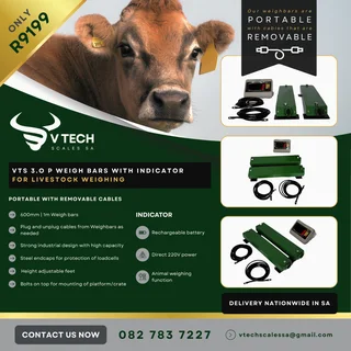 Cattle Scale - Weigh Bars and Indicator