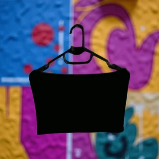 .Black Tube Top.Size/Small . Pre-Loved