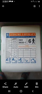Brand New Six Seater Life Raft For Sale