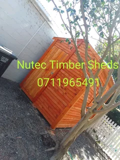 We do garden sheds and wooden structures