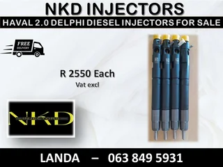 Haval 2.0 Delphi Injectors