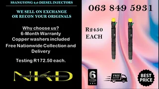 KIA SORENTO INJECTORS RECON NKD INJECTORS