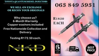 MITSUBISHI TRITON 2.5 INJECTORS RECON NKD INJECTORS
