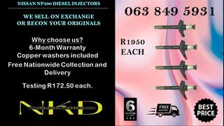 TOYOTA QUANTUM INJECTORS RECON NKD INJECTORS