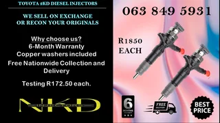 Toyota 2kd Injectors Recon Nkd Injectors