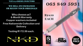 NISSAN NP200 INJECTORS RECON NKD INJECTORS