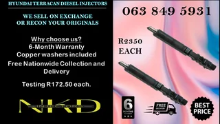 HYUNDAI H1 INJECTORS RECON NKD INJECTORS