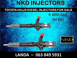 NISSAN NP200 INJECTORS