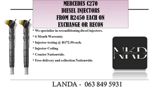 MERCEDES BENZ SPRINTER INJECTORS NEW ON EXCHANGE