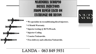 TOYOTA D4D INJECTORS NEW ON EXCHANGE