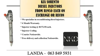 TOYOTA D4D INJECTORS NEW ON EXCHANGE