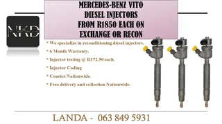 NISSAN NP300 INJECTORS NEW ON EXCHANGE