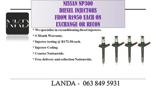 MAN TRUCK INJECTORS NEW ON EXCHANGE