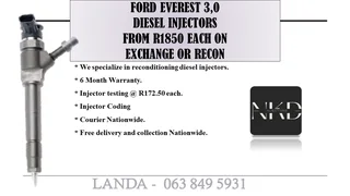 MITSUBISHI TRITON 2.5 INJECTORS NEW ON EXCHANGE