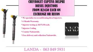 MAZDA BT50 INJECTORS NEW ON EXCHANGE