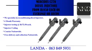 GWM 2.8 INJECTORS NEW ON EXCHANGE