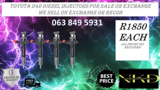 Toyota D4d Injectors For Sale New On Exchange