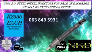 TOYOTA D4D INJECTORS FOR SALE NEW ON EXCHANGE