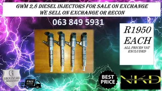 CHEVROLET CAPTIVA INJECTORS FOR SALE NEW ON EXCHANGE