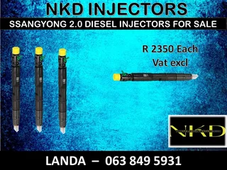 SSANGYONG REXTON INJECTORS FOR SALE