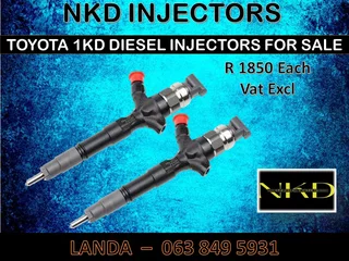 Toyota 1kd Injectors For Sale