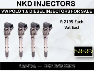 Volkswagen Polo 1.6 Injectors For Sale Brand New