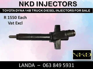 Toyota Dyna 14b Injectors On Exchange