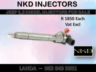 GWM 2.5L INJECTORS NEW ON EXCHANGE