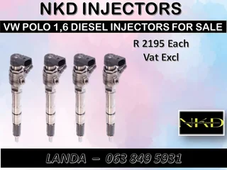 Volkswagen Polo 1.6 Injectors New On Exchange