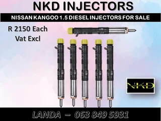 RENAULT DUSTER INJECTORS NEW ON EXCHANGE
