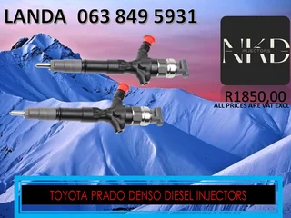 Toyota Prado Diesel Injectors For Sale Or Recon With Warranty