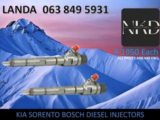 Kia Sorento Diesel Injectors For Sale Or Recon With Warranty